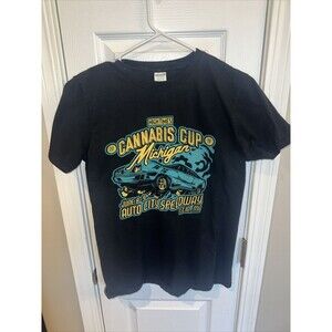 High Times 2019 Cannabis Cup T-Shirt size M Clio,Michigan VIP